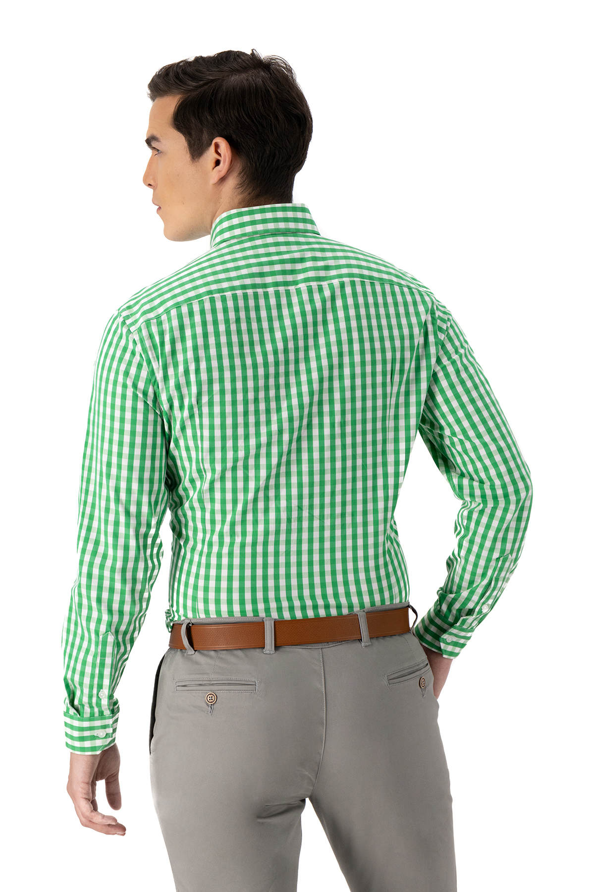 CAMISA SPORT VERDE SLIM FIT LMENTAL image number null