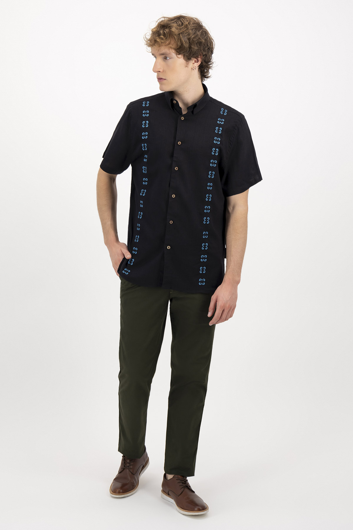 GUAYABERA CASUAL CONTEMPORARY FIT GUAYAHABANA image number null