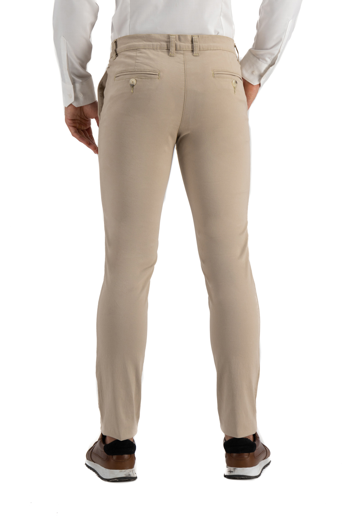 PANTALON SLIM BEIGE SLIM FIT LMENTAL image number null