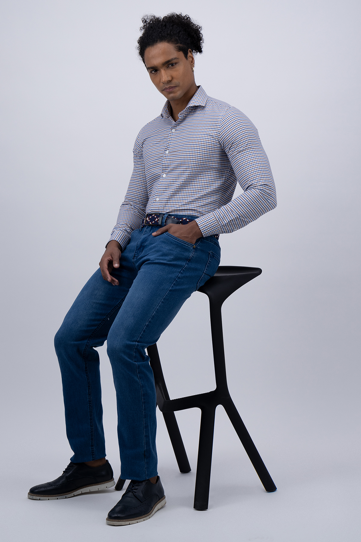 JEANS AZUL SLIM FIT LAMBERTI image number null