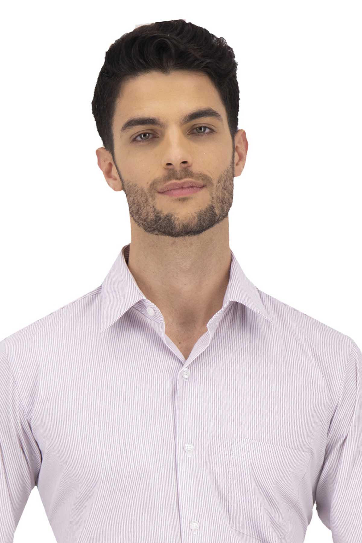 CAMISA VESTIR ROSA PASTEL CONTEMPORARY FIT  SONNETI UO image number null