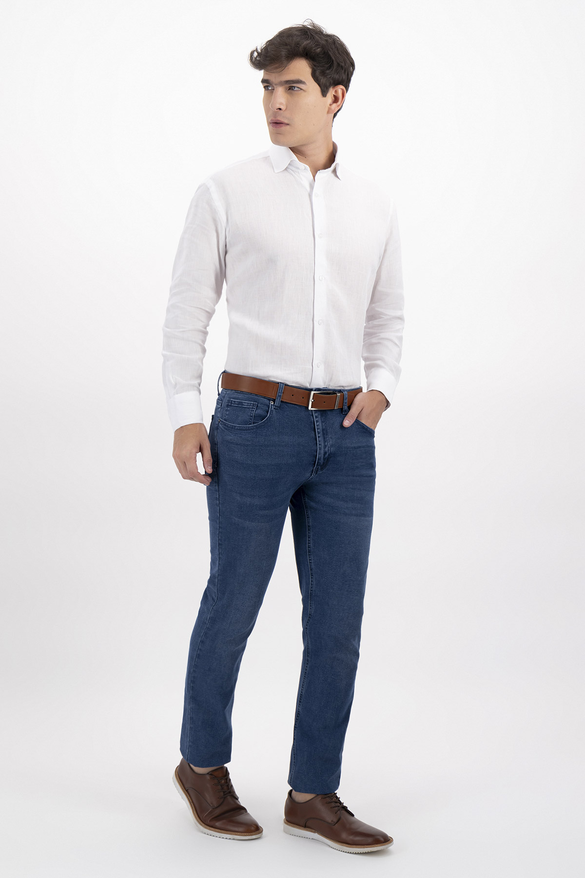 CAMISA CASUAL CONTEMPORARY FIT LAMBERTI image number 3