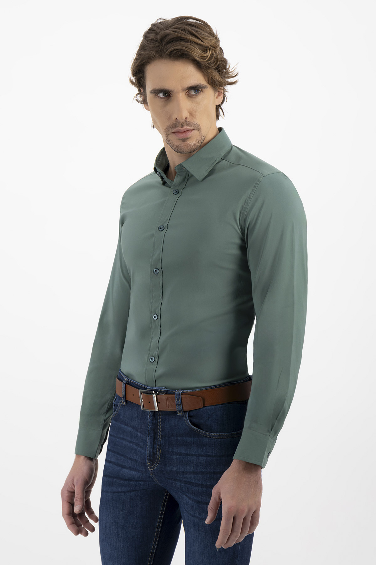 CAMISA CASUAL SLIM FIT LMENTAL