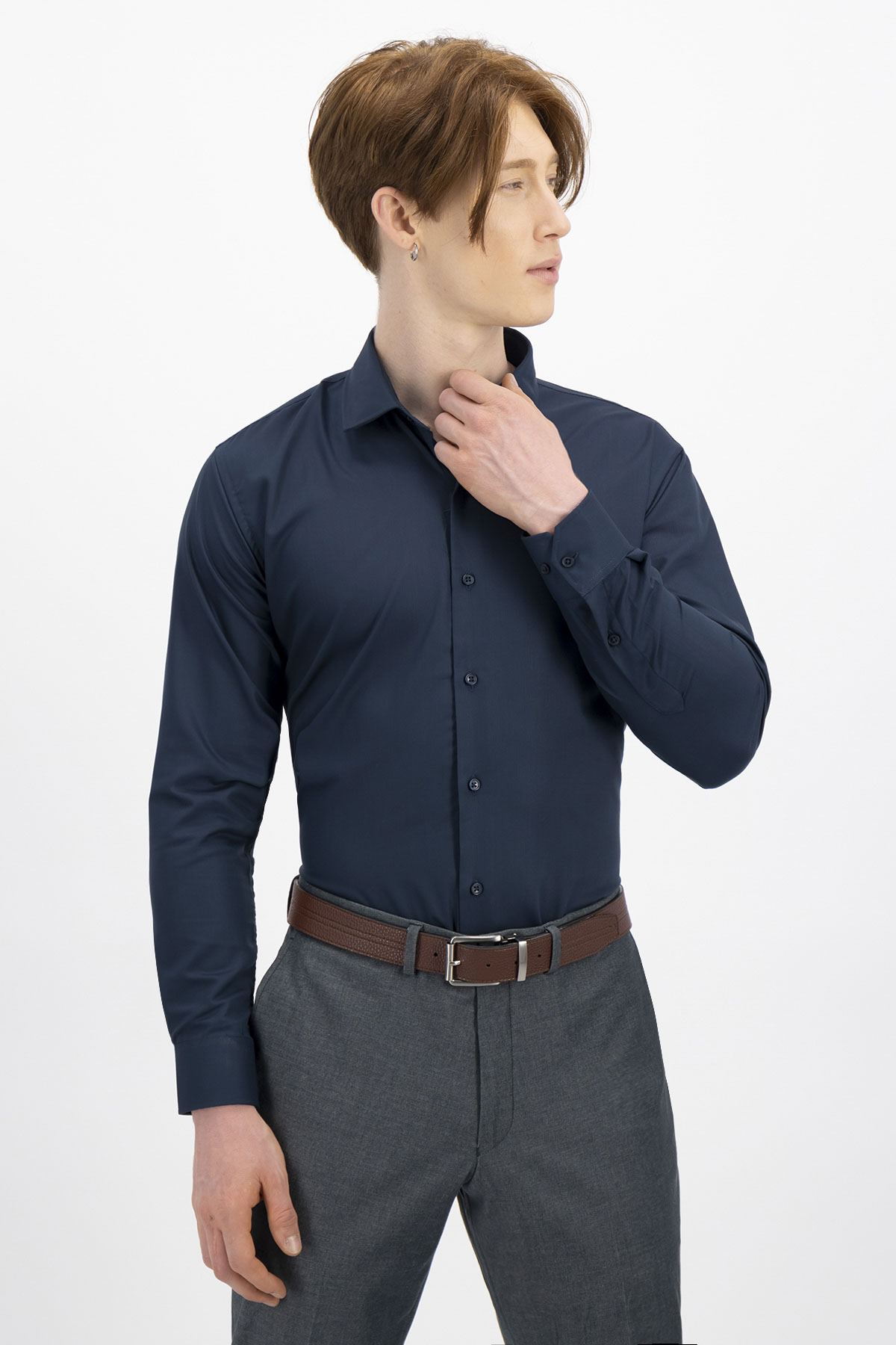 CAMISA VESTIR BAMBOO FIBER SLIM FIT LMENTAL