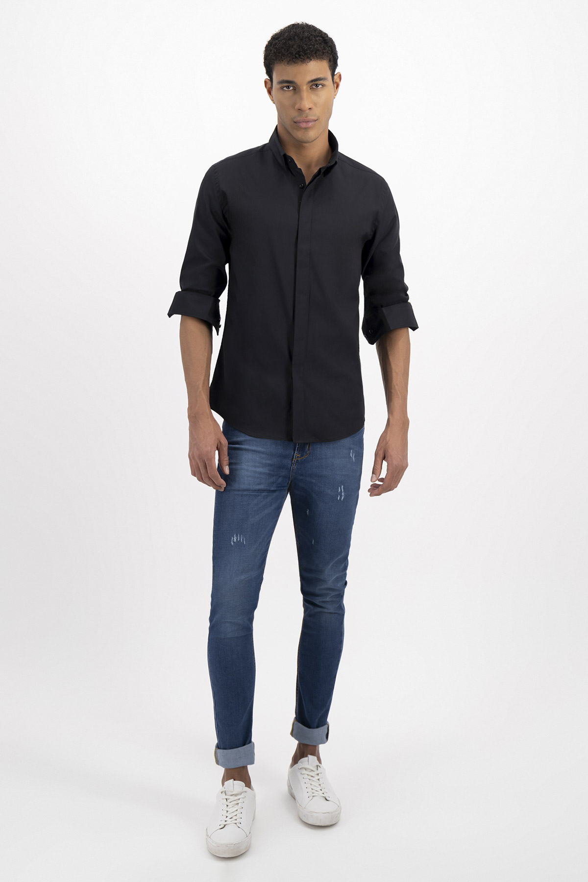 CAMISA FORMAL SKINNY FIT LMENTAL image number null