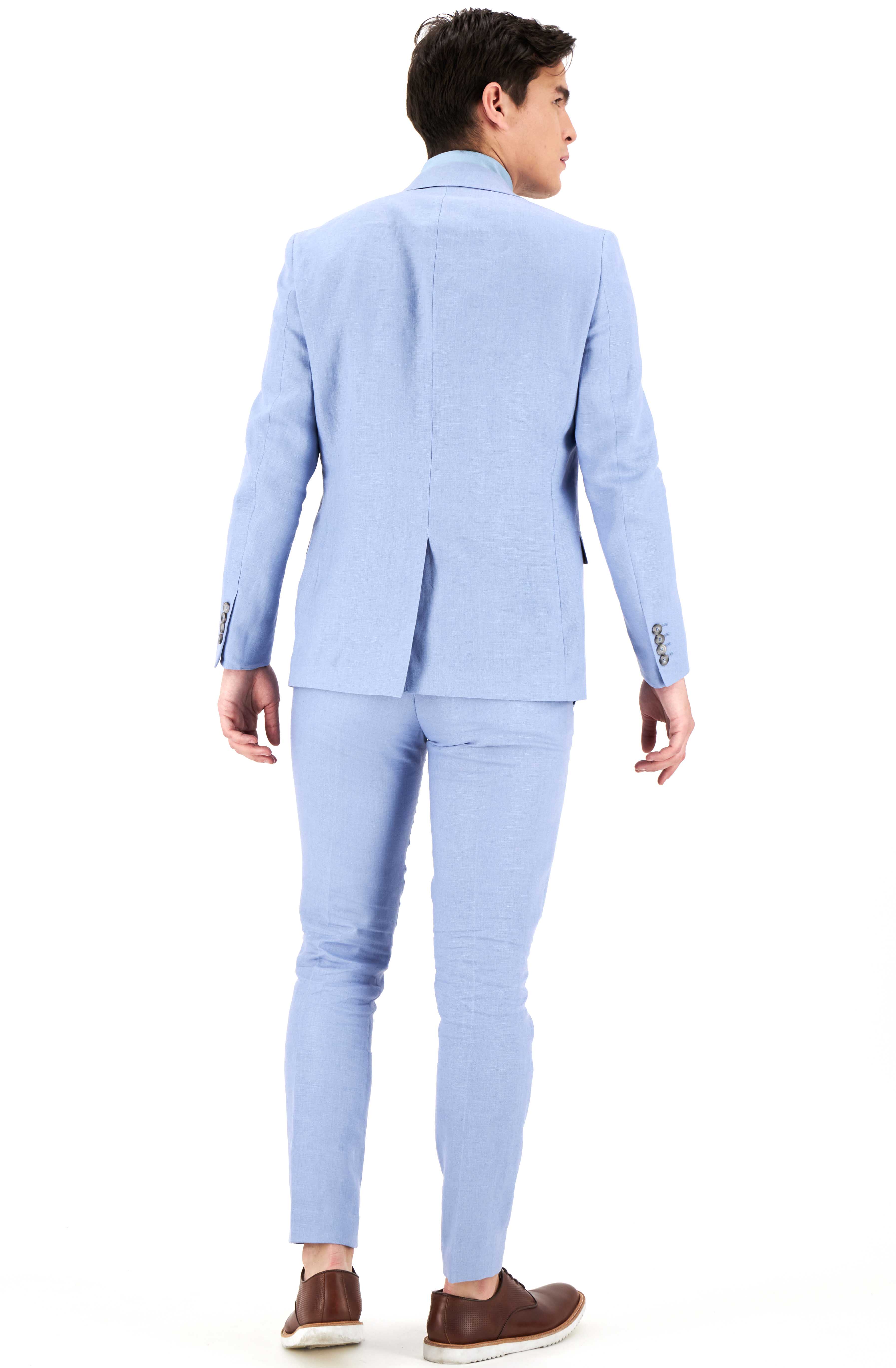 SACO SEPARADO AZUL CLARO SLIM FIT LMENTAL image number null