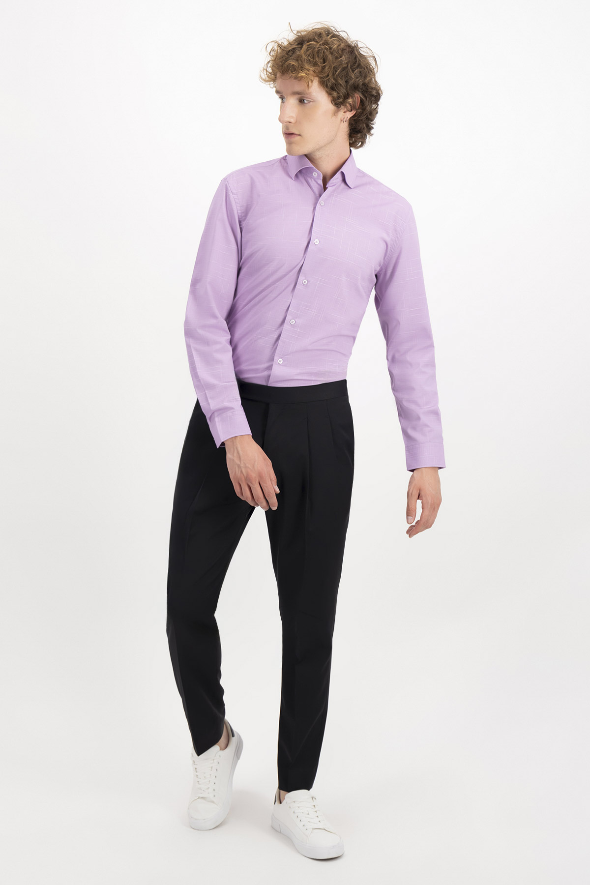 PANTALÓN FORMAL SLIM FIT LAMBERTI image number null