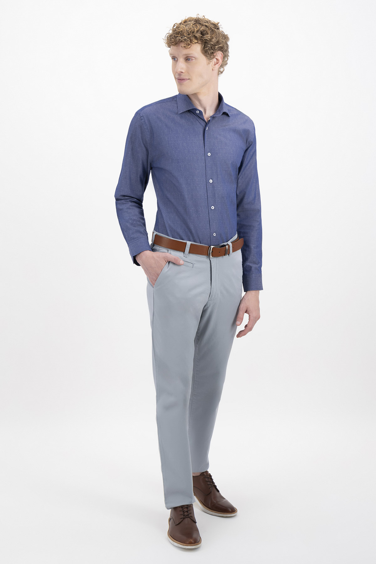 CAMISA CASUAL SLIM FIT LMENTAL image number 3