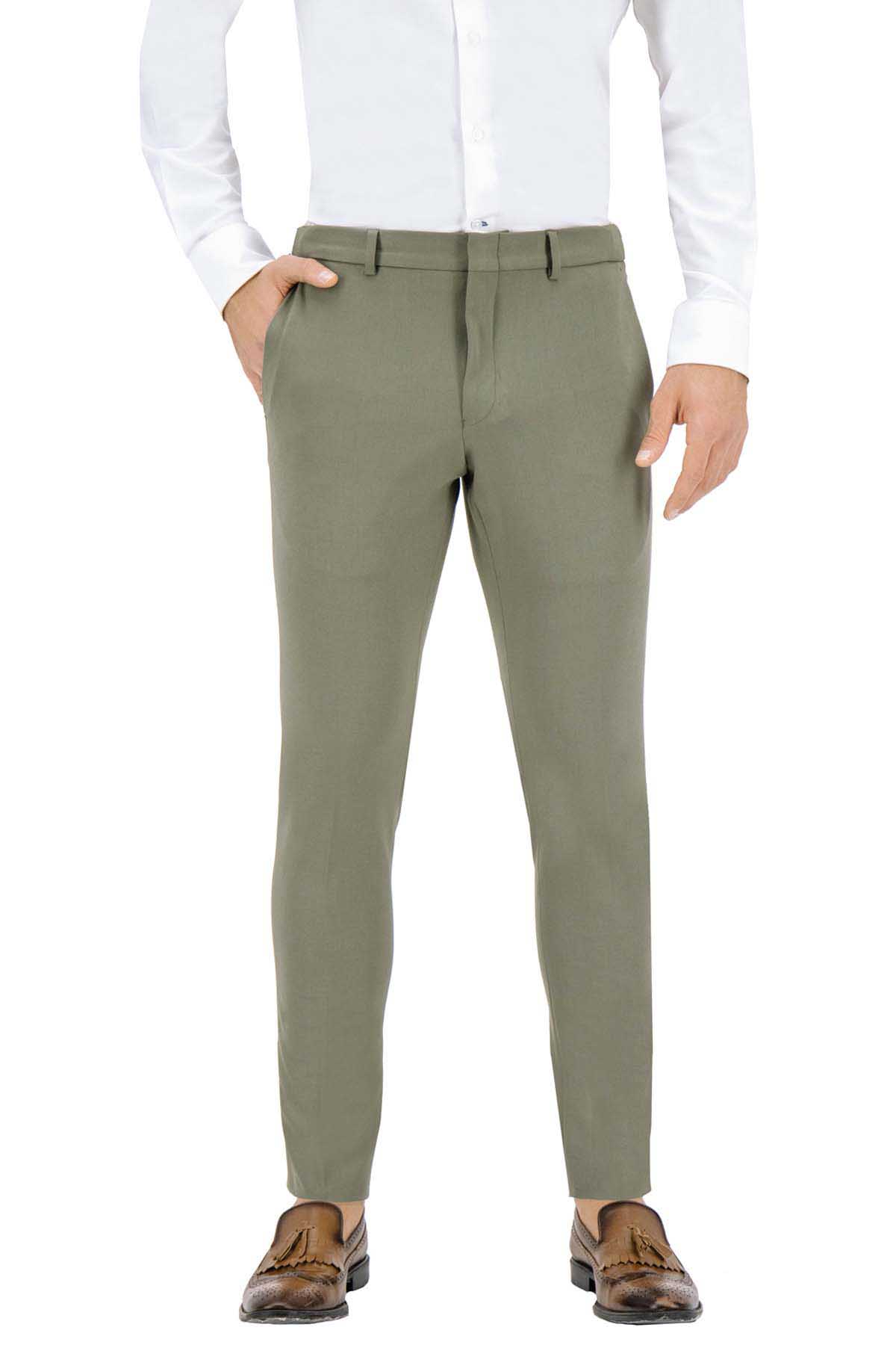 Verde olivo pantalon sale