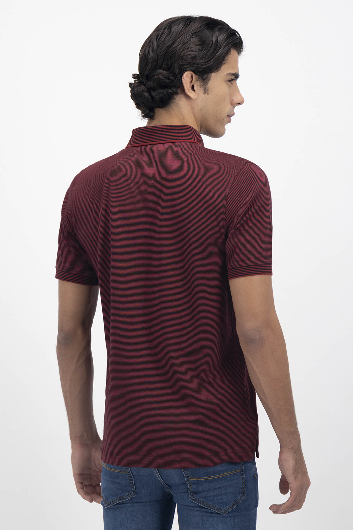 PLAYERA TIPO POLO PREMIUM COTTON CONTEMPORARY FIT LAMBERTI