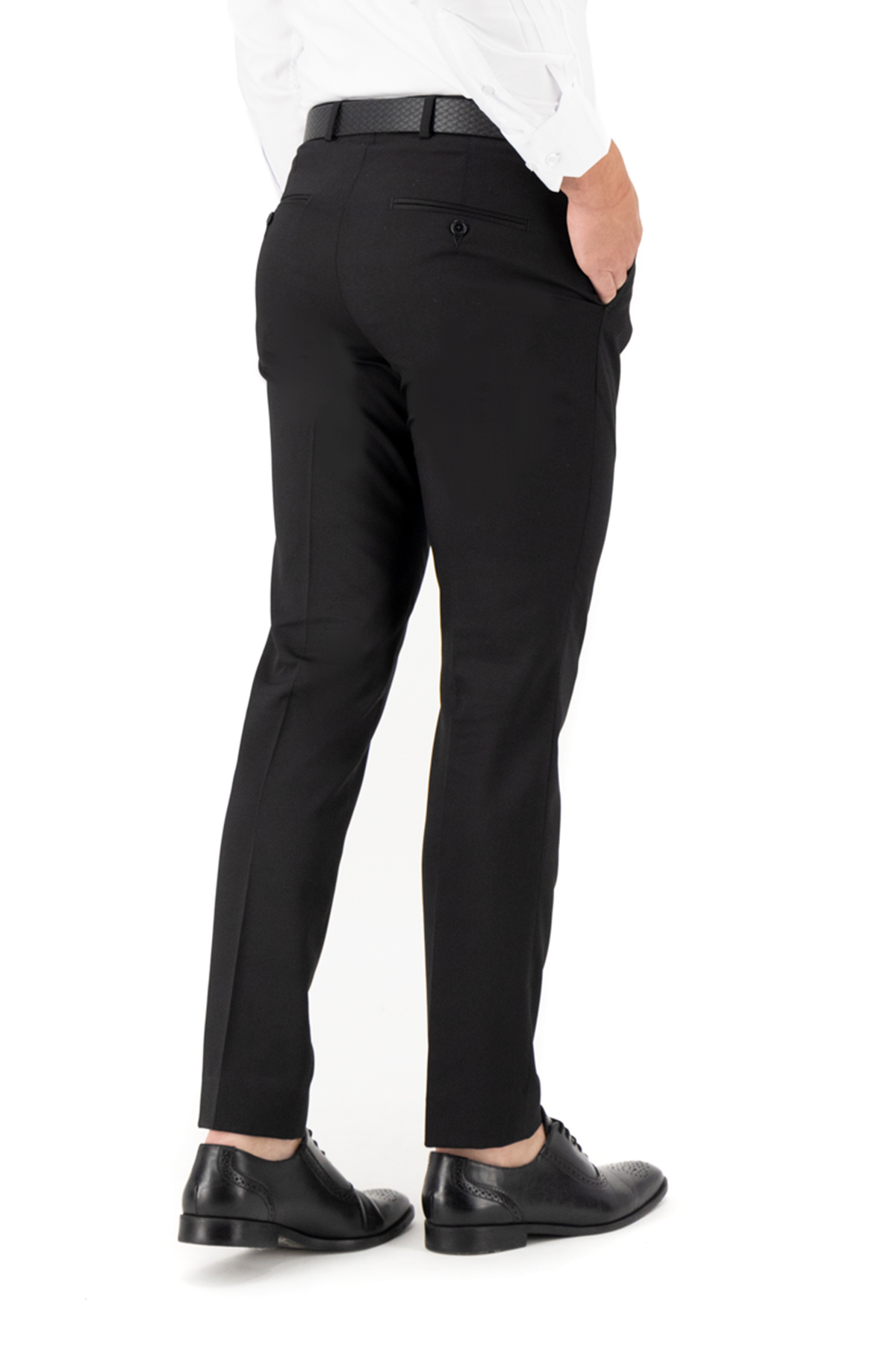 PANTALÓN VESTIR NEGRO SLIM FIT LMENTAL image number 2