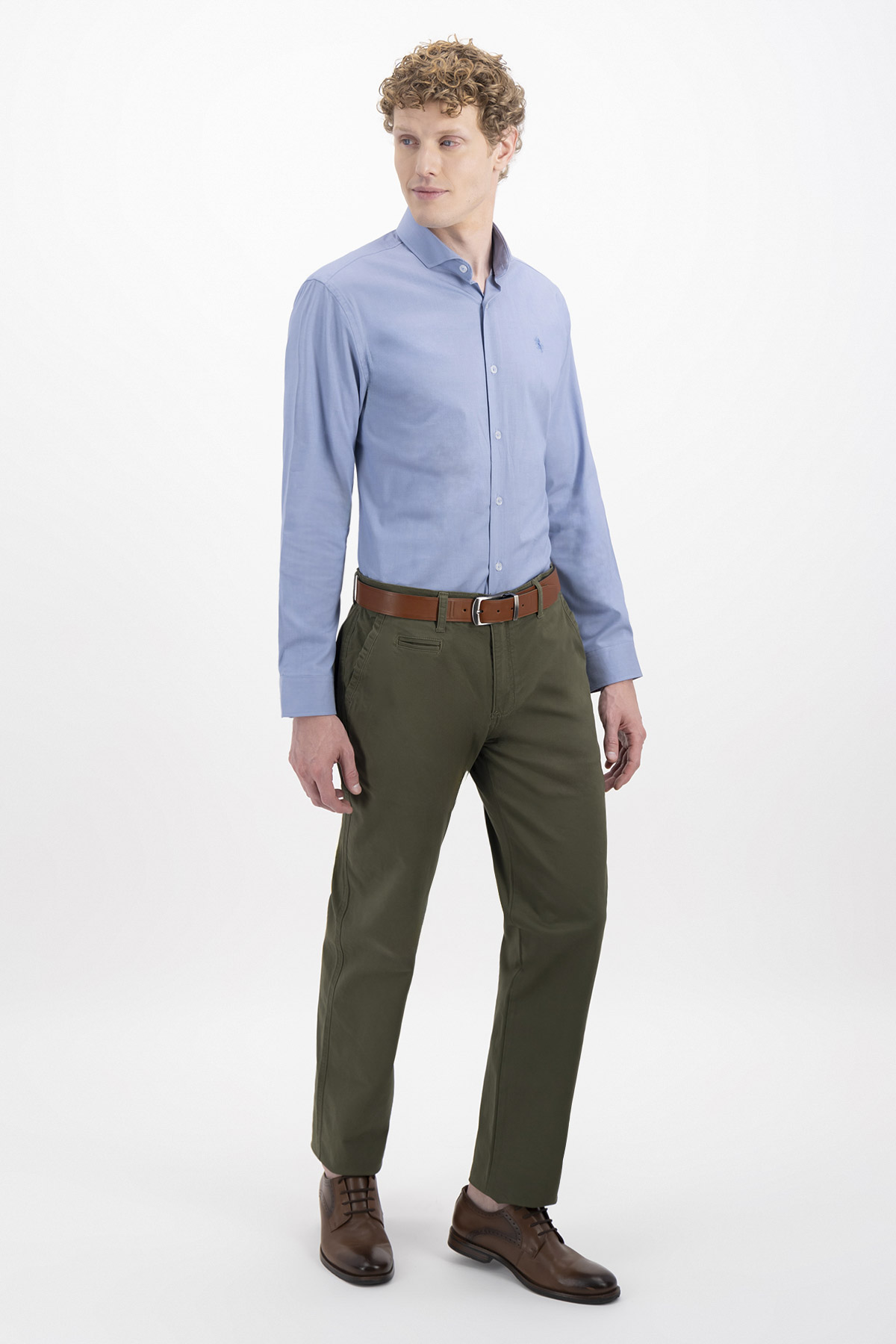 PANTALÓN CASUAL CONTEMPORARY FIT LAMBERTI image number null