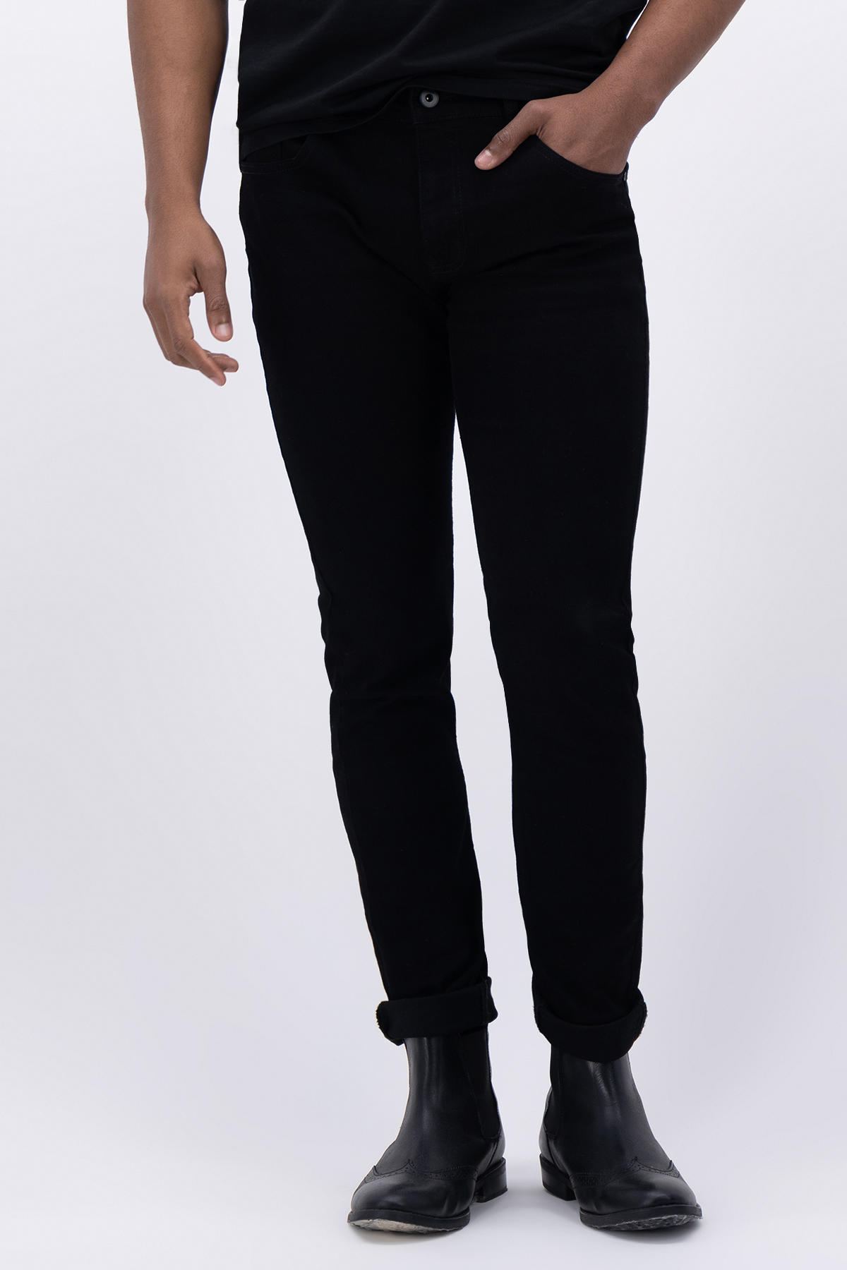 JEANS SLIM FIT NEGRO LMENTAL image number null