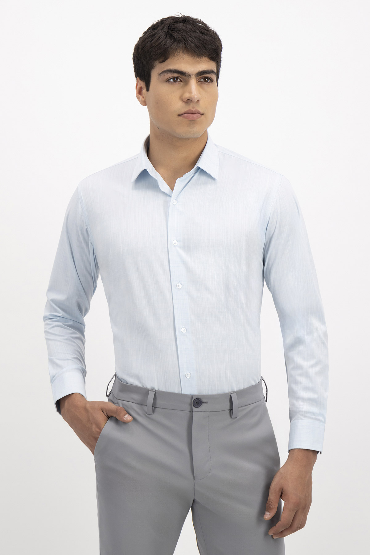 CAMISA FORMAL BAMBOO FIBER SLIM FIT LMENTAL image number 0