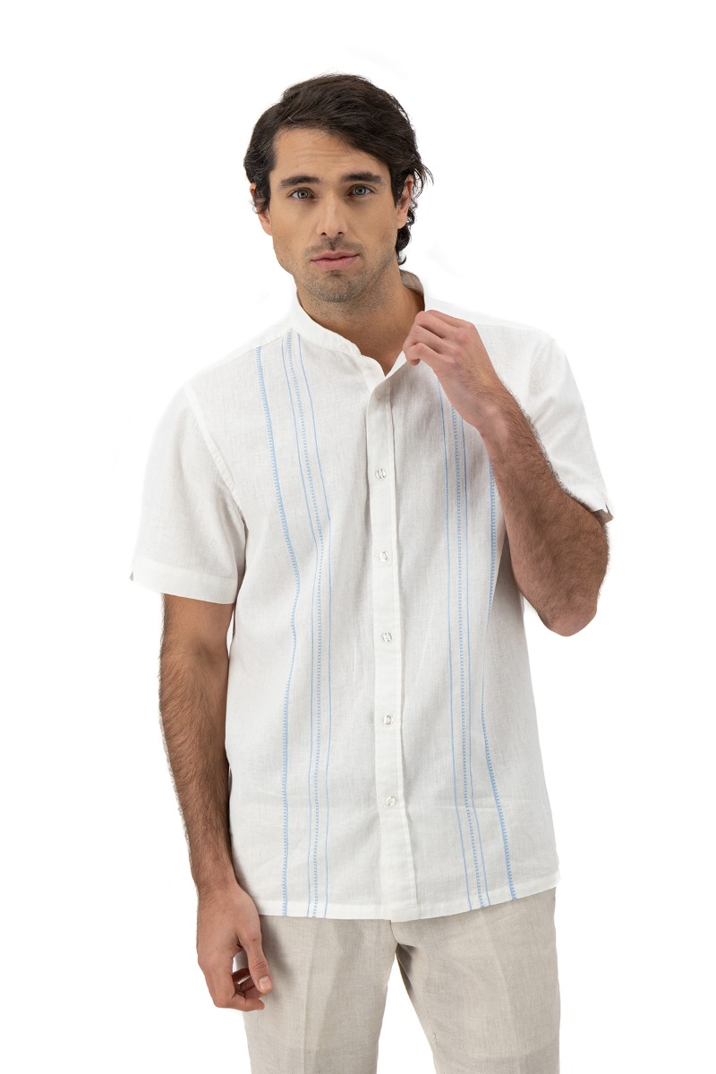 GUAYABERA BLANCO REGULAR FIT GUAYAHABANA image number null