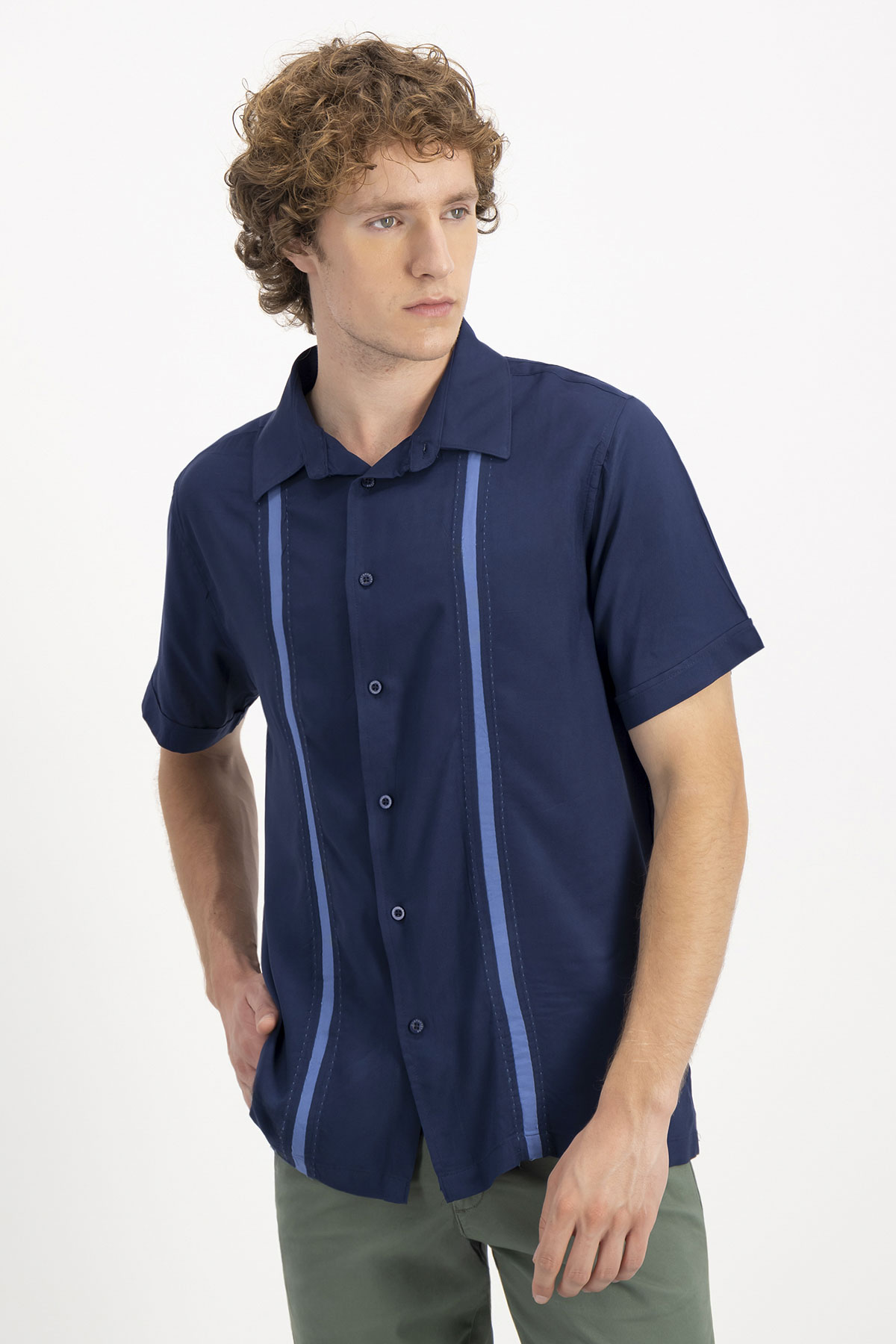 GUAYABERA CASUAL CONTEMPORARY FIT GUAYAHABANA