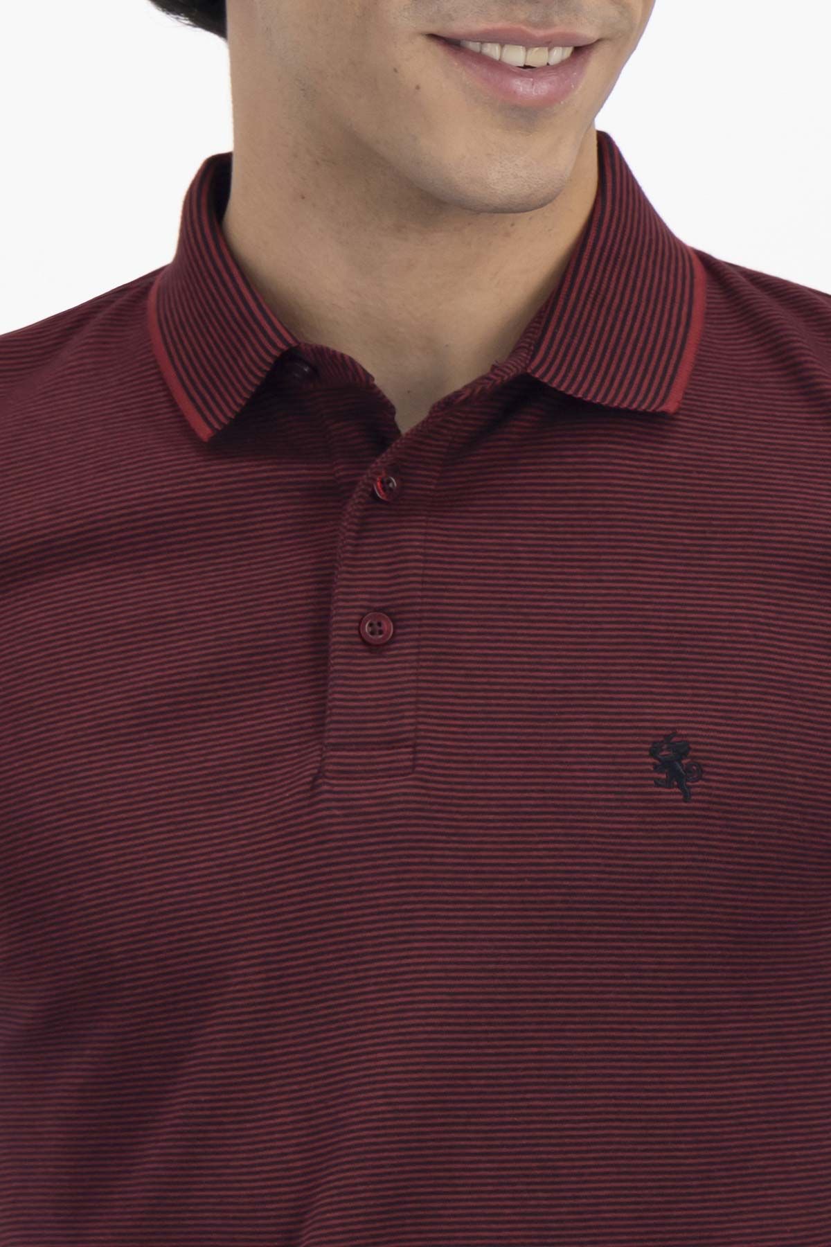 PLAYERA TIPO POLO PREMIUM COTTON CONTEMPORARY FIT LAMBERTI image number null