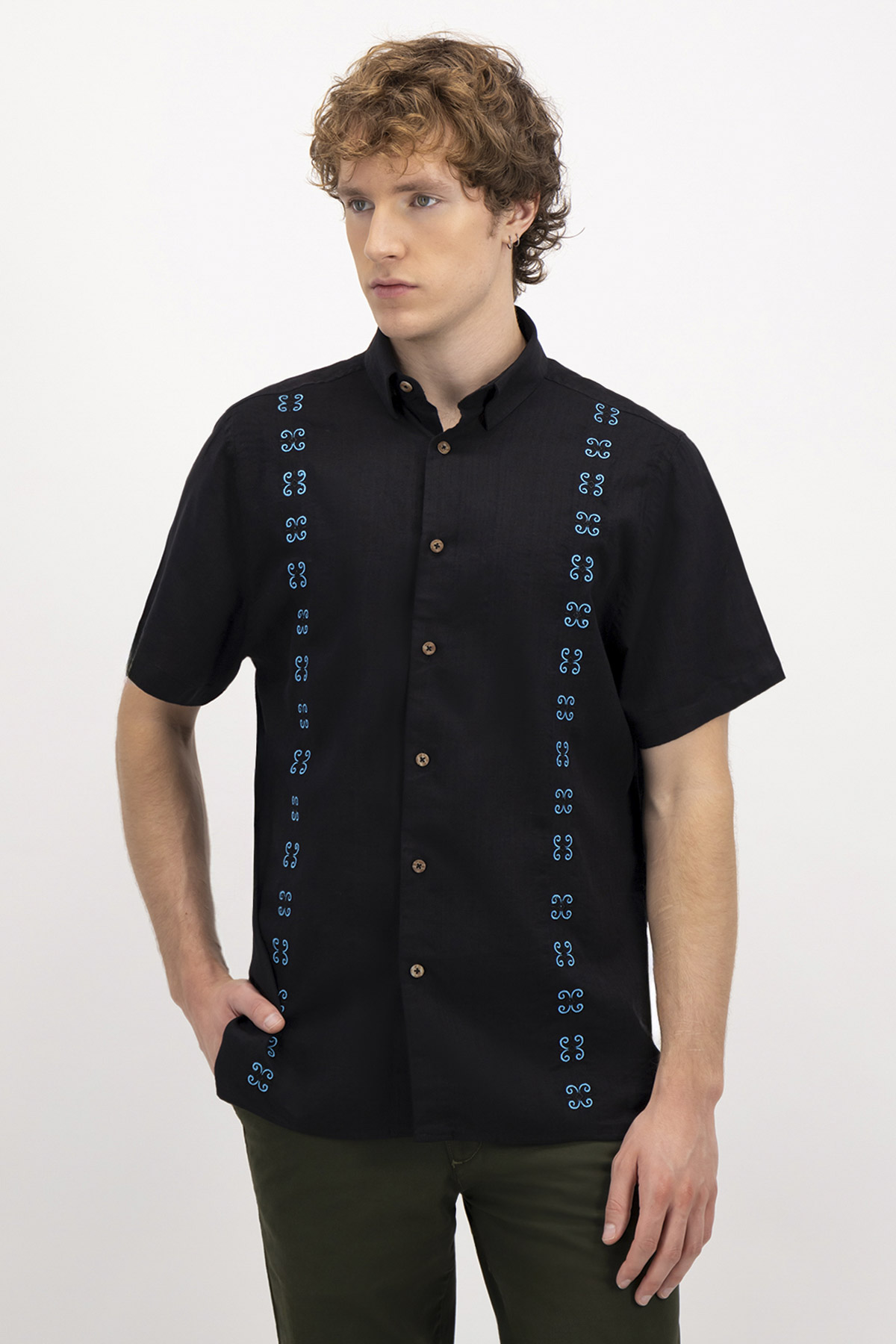 GUAYABERA CASUAL CONTEMPORARY FIT GUAYAHABANA image number null