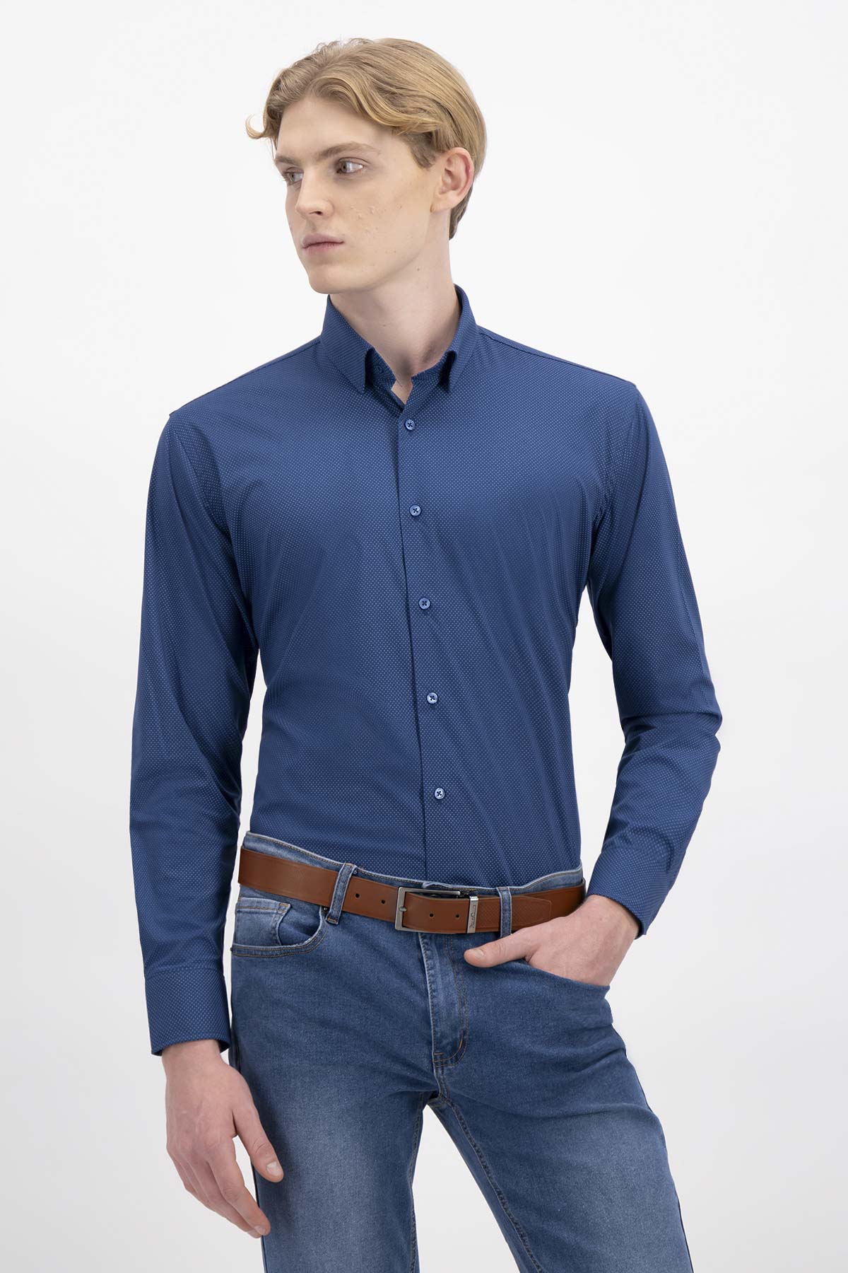 CAMISA FORMAL BAMBOO FIBER SLIM FIT LMENTAL image number null