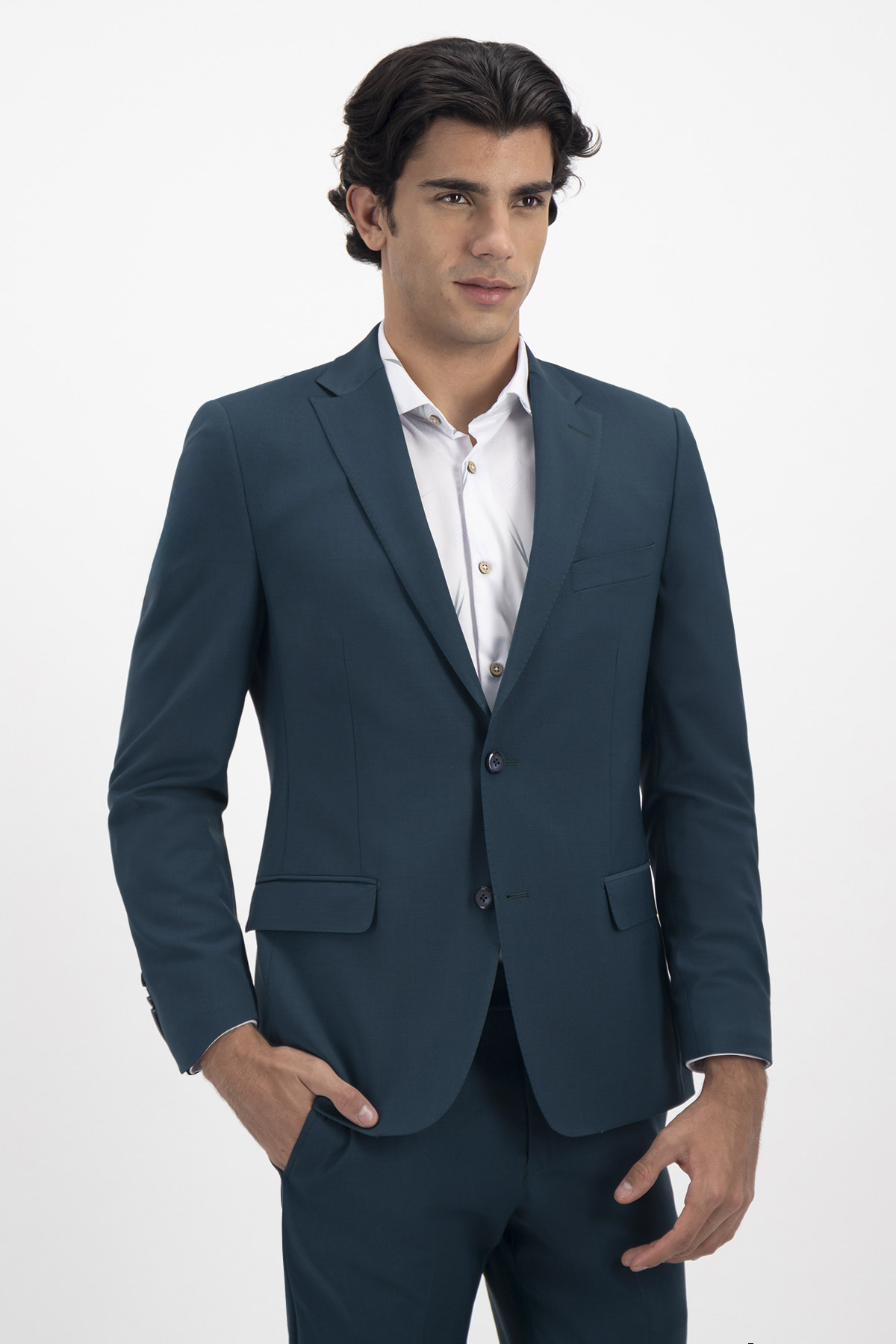 TRAJE FRESCO DI LANA SLIM FIT LAMBERTI image number null