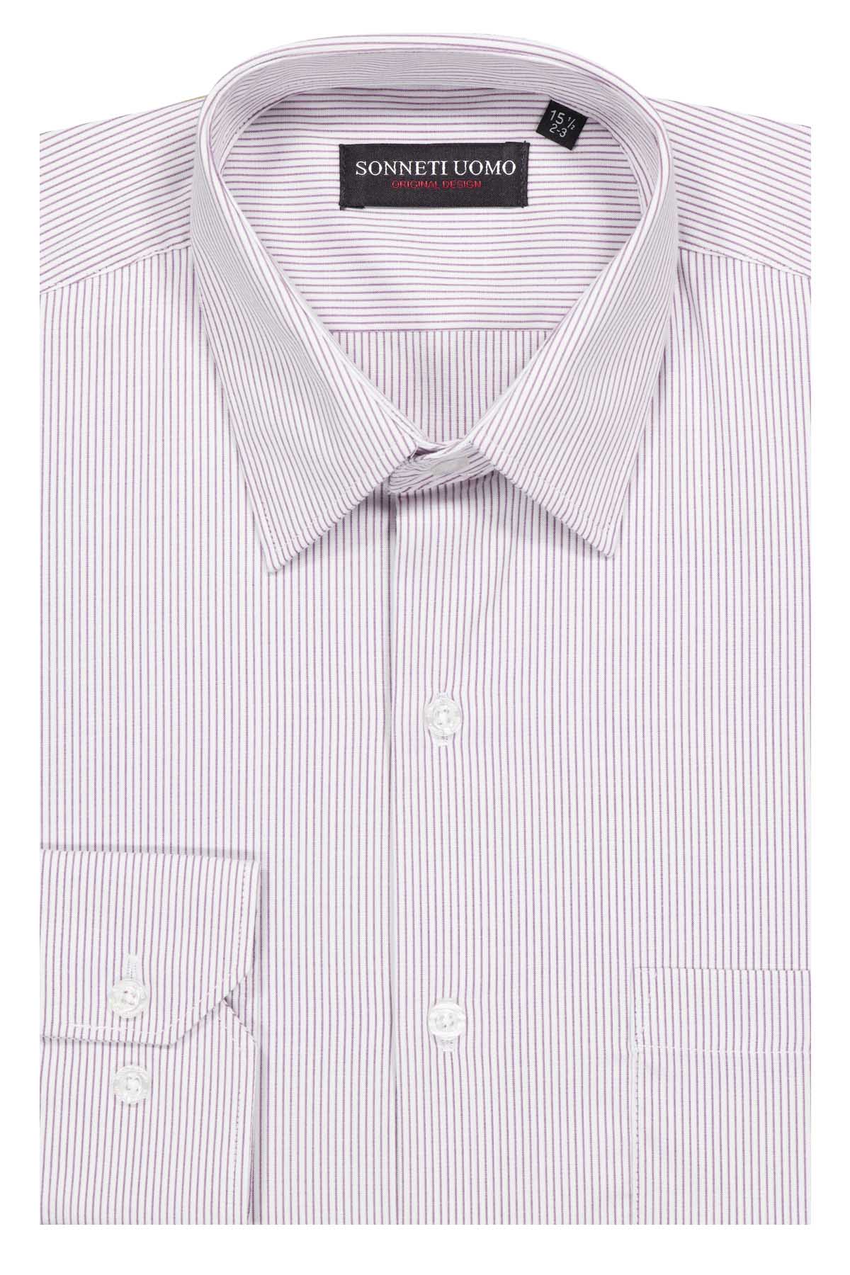 CAMISA VESTIR ROSA PASTEL CONTEMPORARY FIT  SONNETI UO image number null