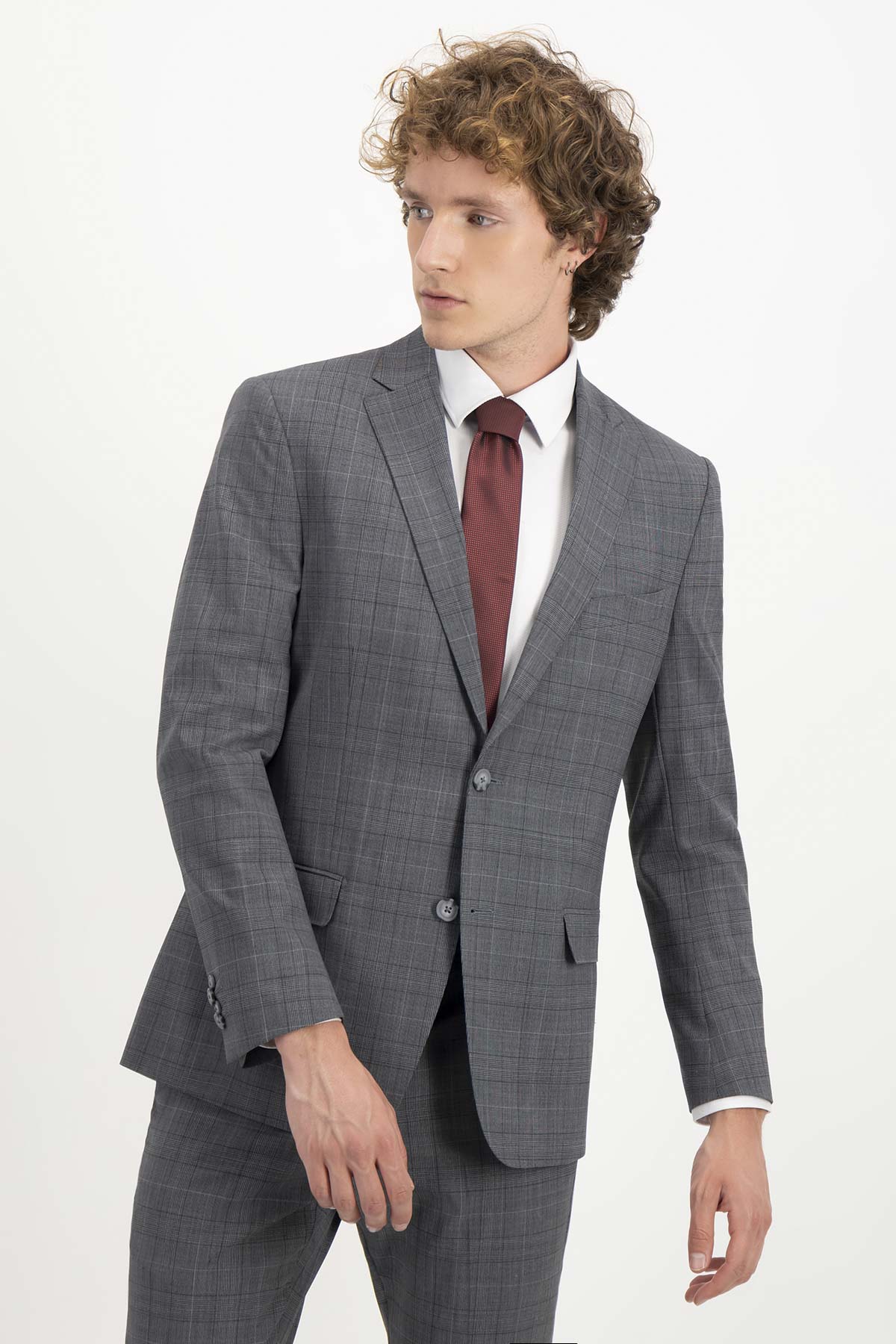 TRAJE FRESCO DI LANA SLIM FIT LAMBERTI image number null