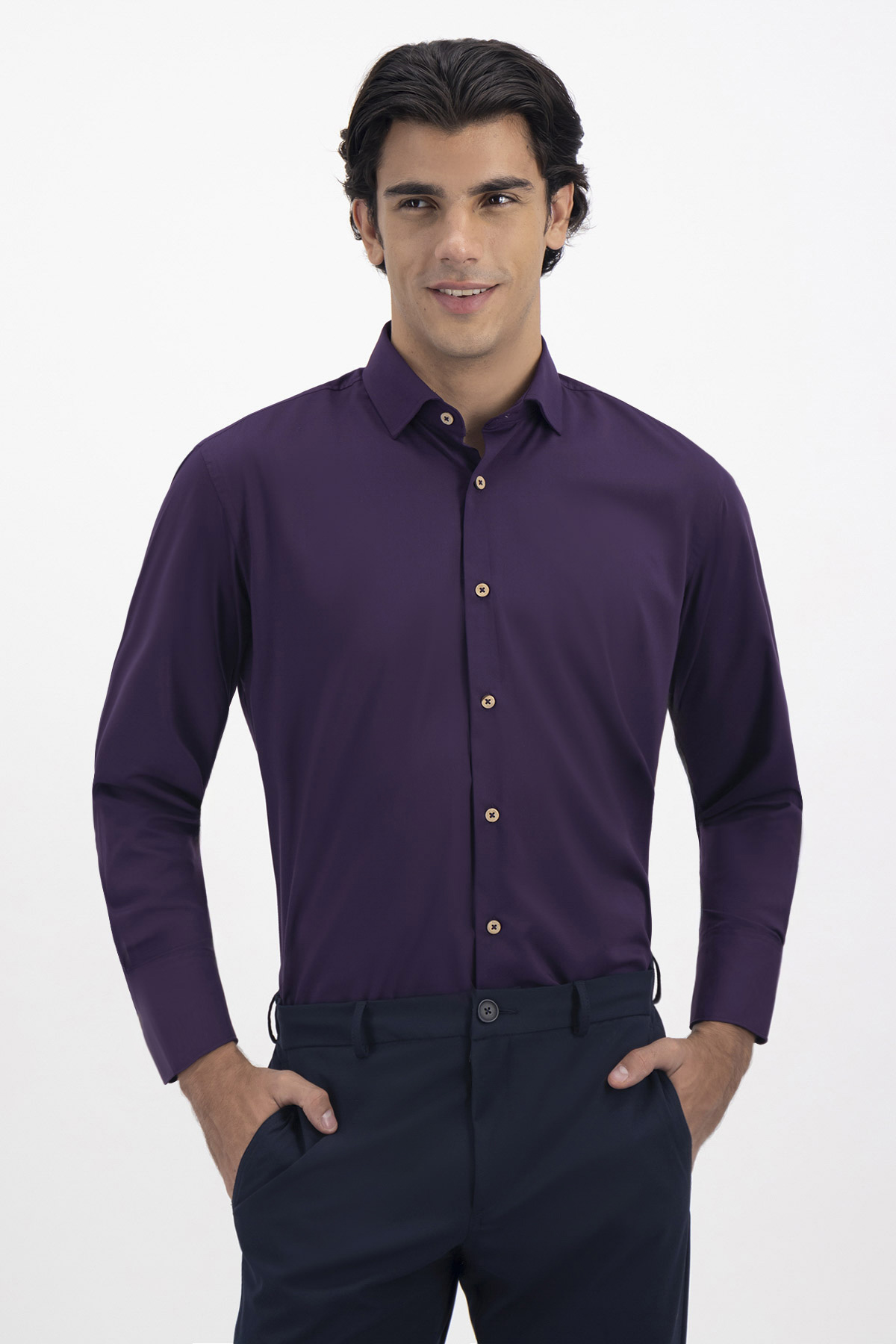 CAMISA FORMAL TLAOLLI CONTEMPORARY FIT MENS FASHION image number null