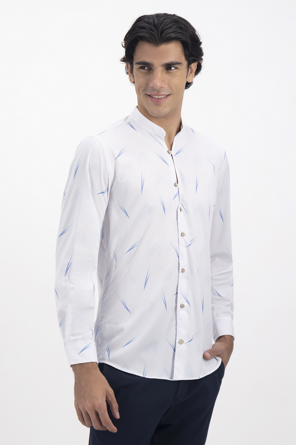 CAMISA CASUAL TLAOLLI SLIM FIT MENS FASHION image number null