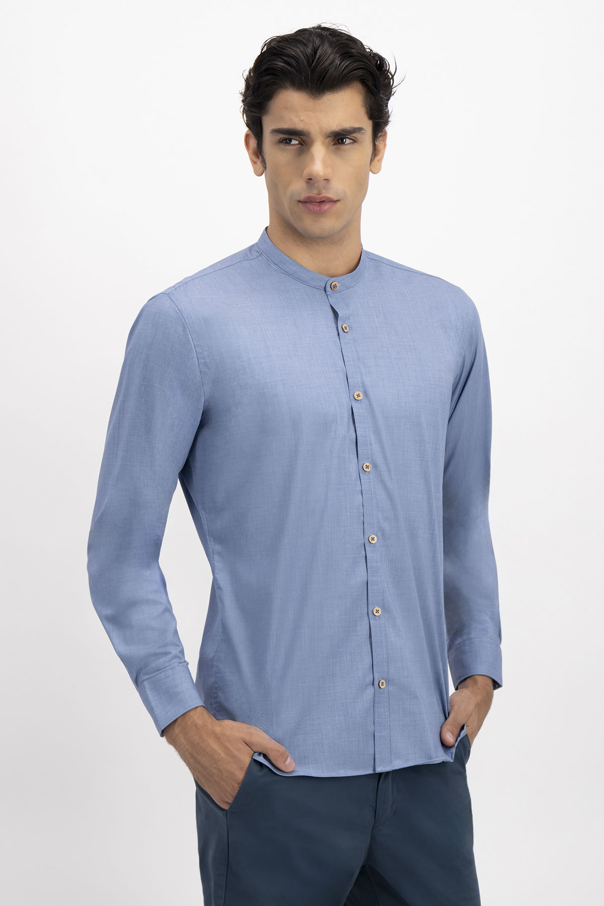 CAMISA CASUAL TLAOLLI SLIM FIT MENS FASHION