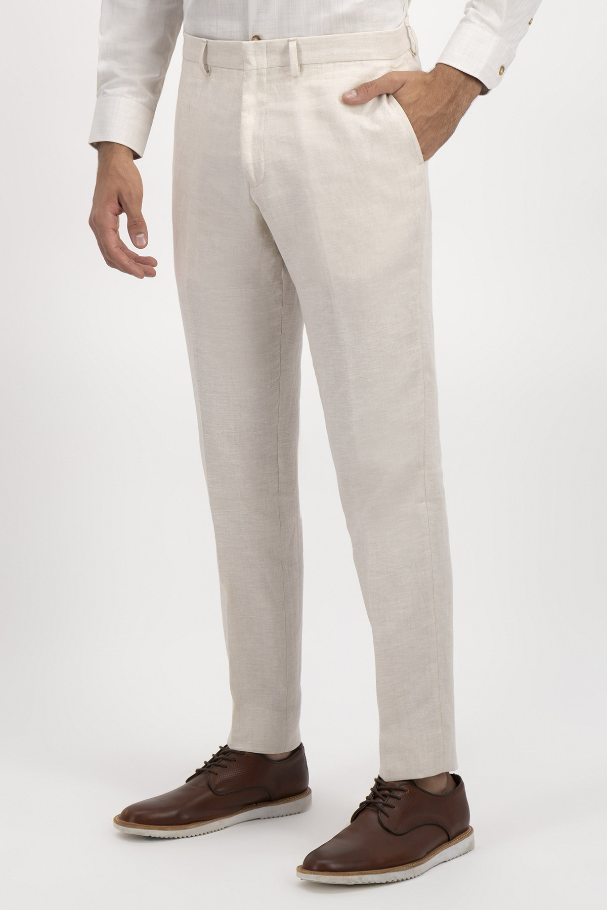 Pantalon ajusté homme sale