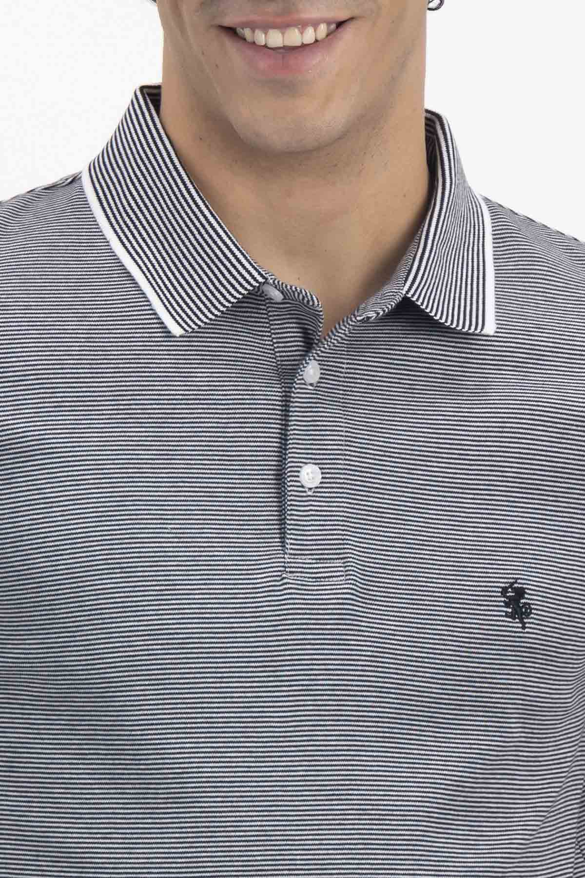 PLAYERA TIPO POLO PREMIUM COTTON CONTEMPORARY FIT LAMBERTI image number null