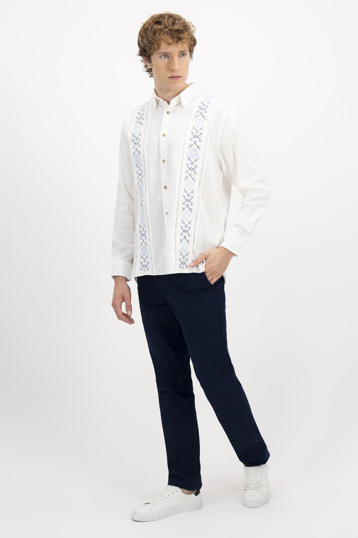 GUAYABERA CASUAL CONTEMPORARY FIT GUAYAHABANA image number null