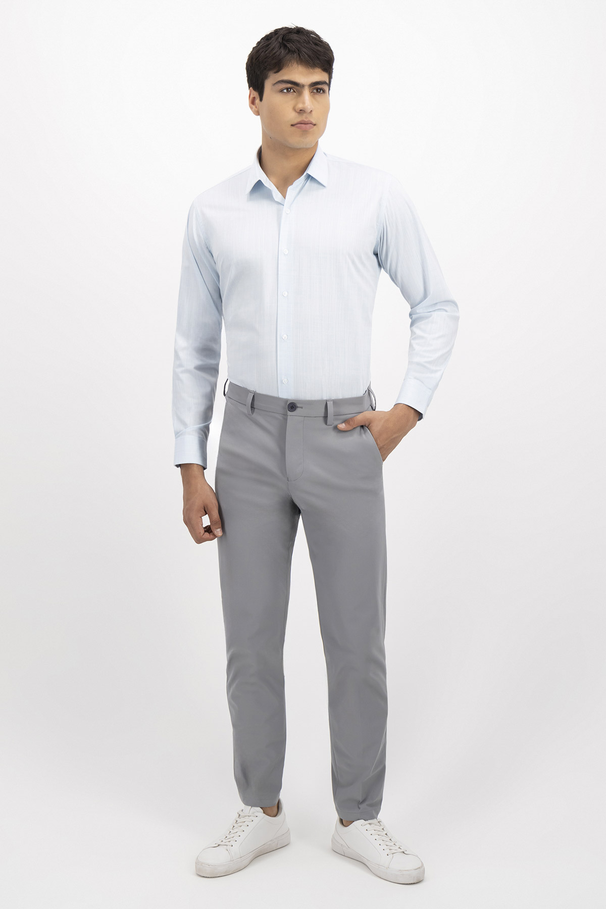 CAMISA FORMAL BAMBOO FIBER SLIM FIT LMENTAL image number 3