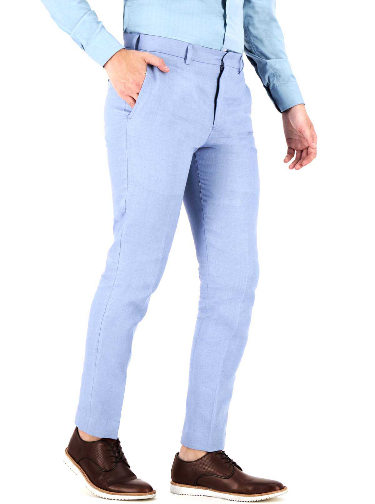 PANTALÓN FORMAL SEPARATE AZUL CLARO SLIM LMENTAL image number null