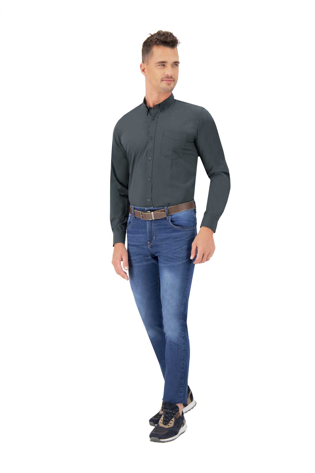 JEANS SLIM FIT LAMBERTI image number null