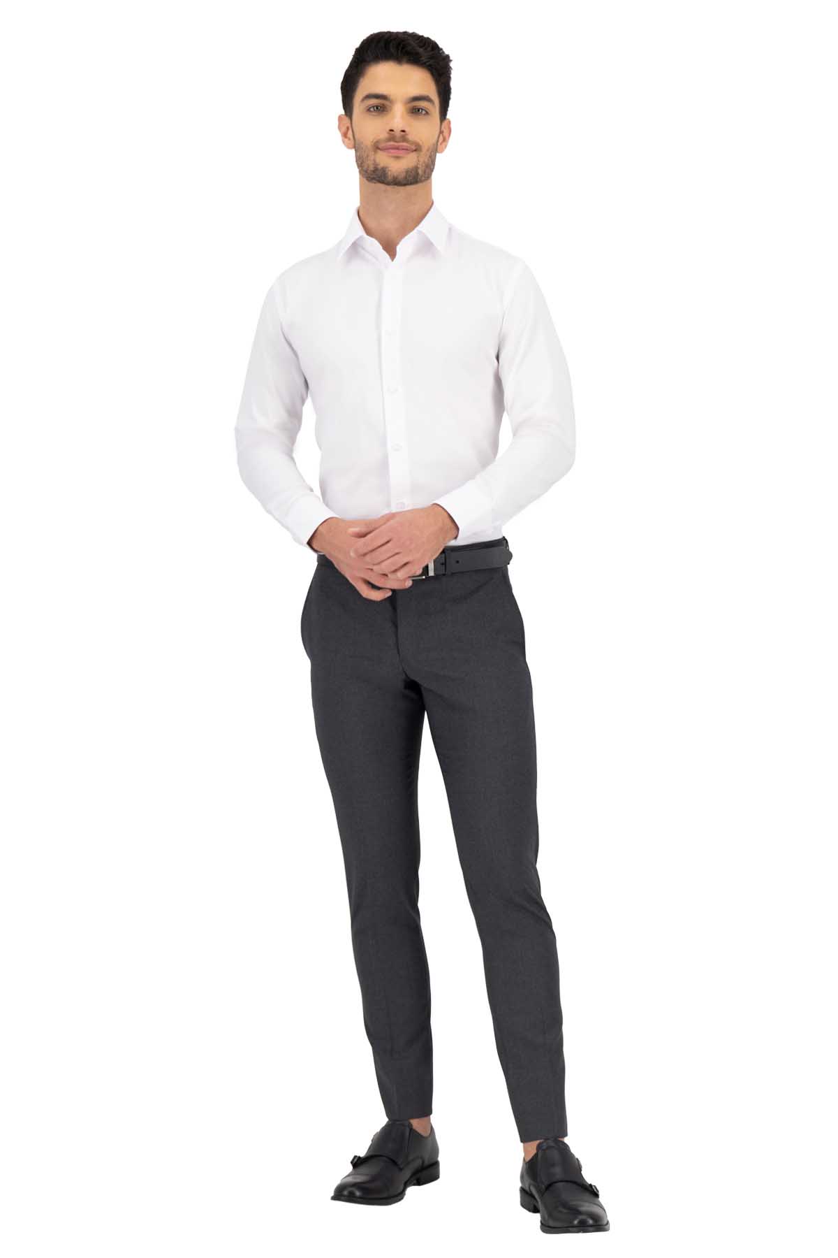 CAMISA VESTIR BLANCO CONTEMPORARY FIT  LAMBERTI image number null