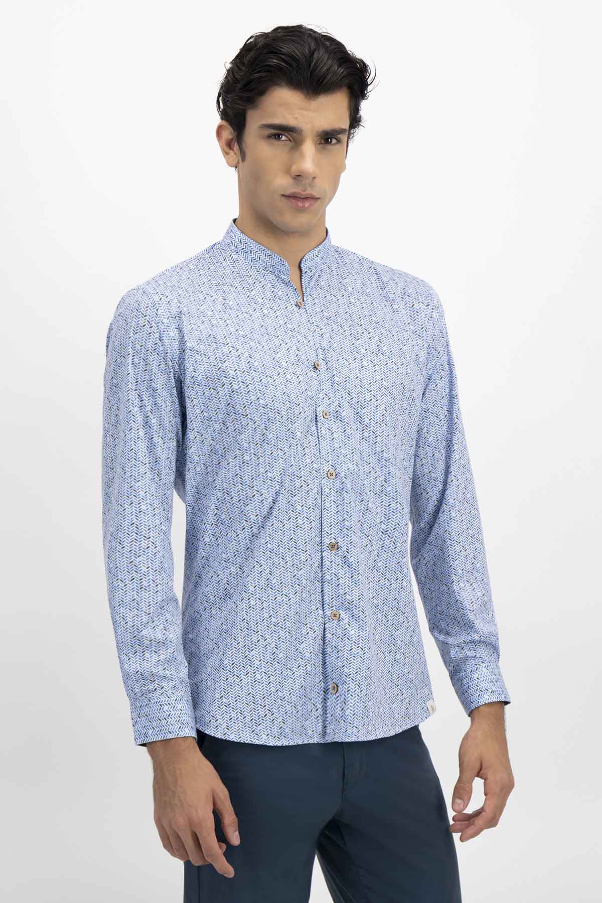 CAMISA CASUAL TLAOLLI SLIM FIT MENS FASHION