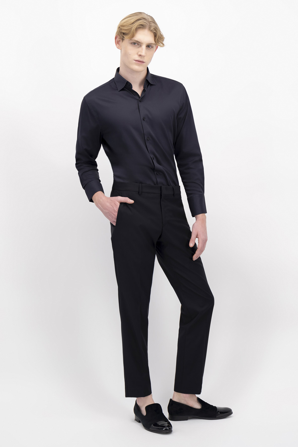 CAMISA FORMAL NON IRON CONTEMPORARY FIT LAMBERTI image number null