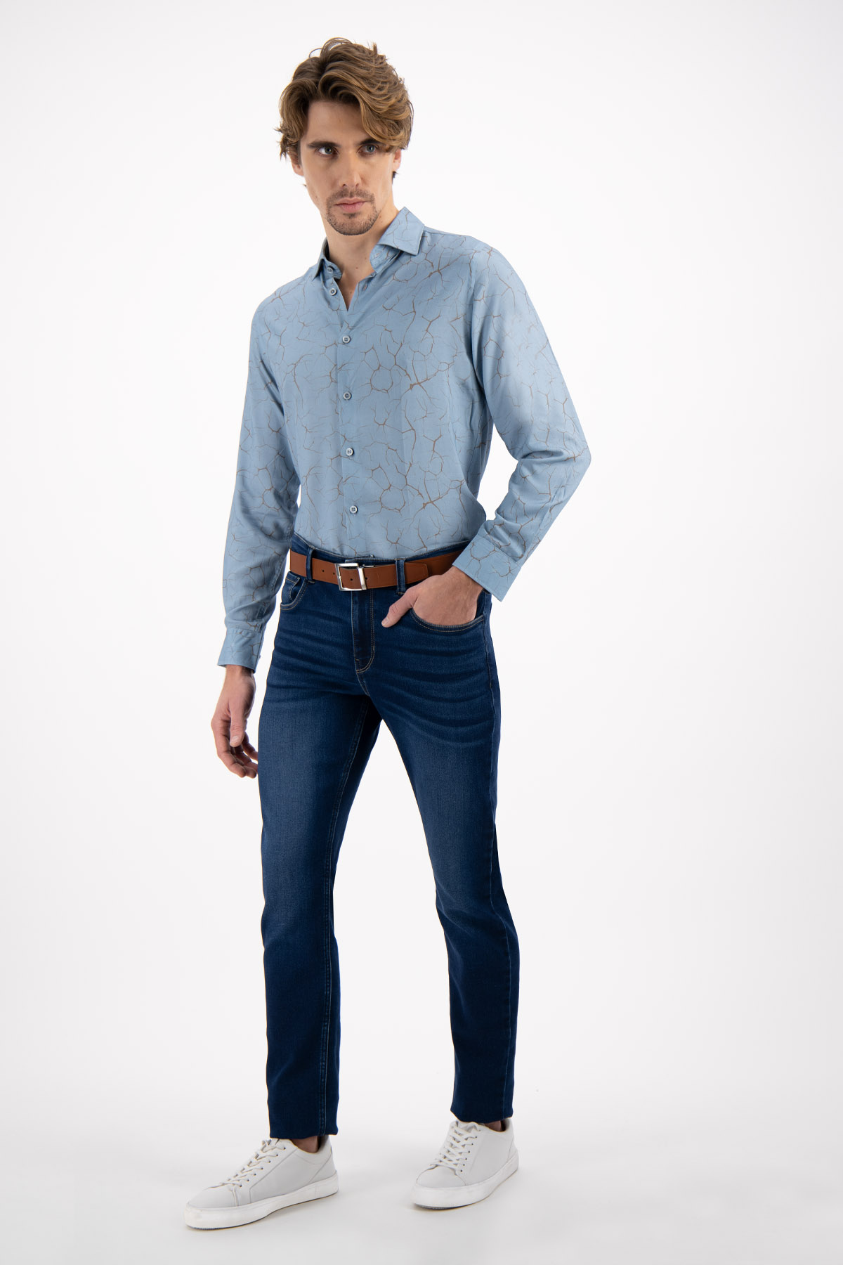 CAMISA FORMAL SKINNY FIT LMENTAL image number null