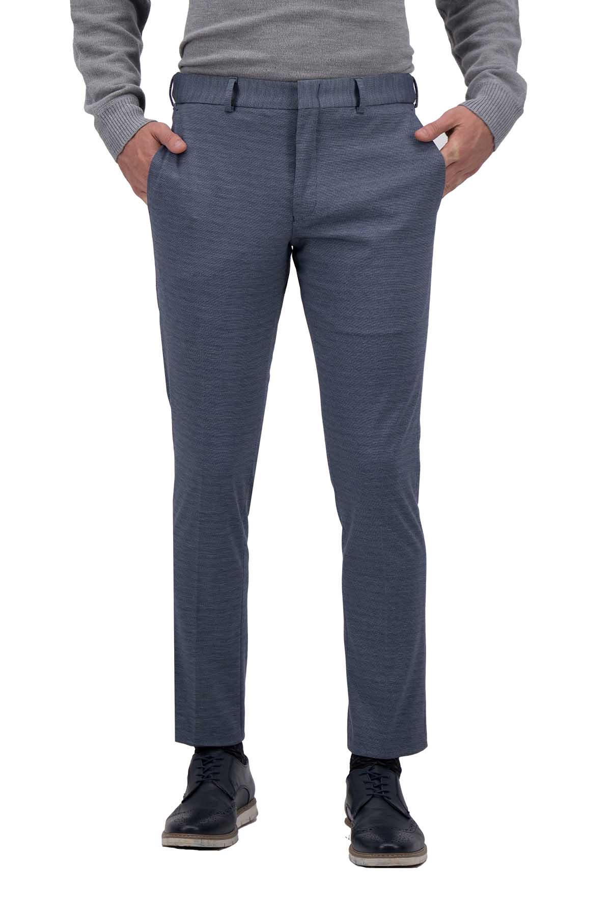 Pantalon azul 2025 acero hombre