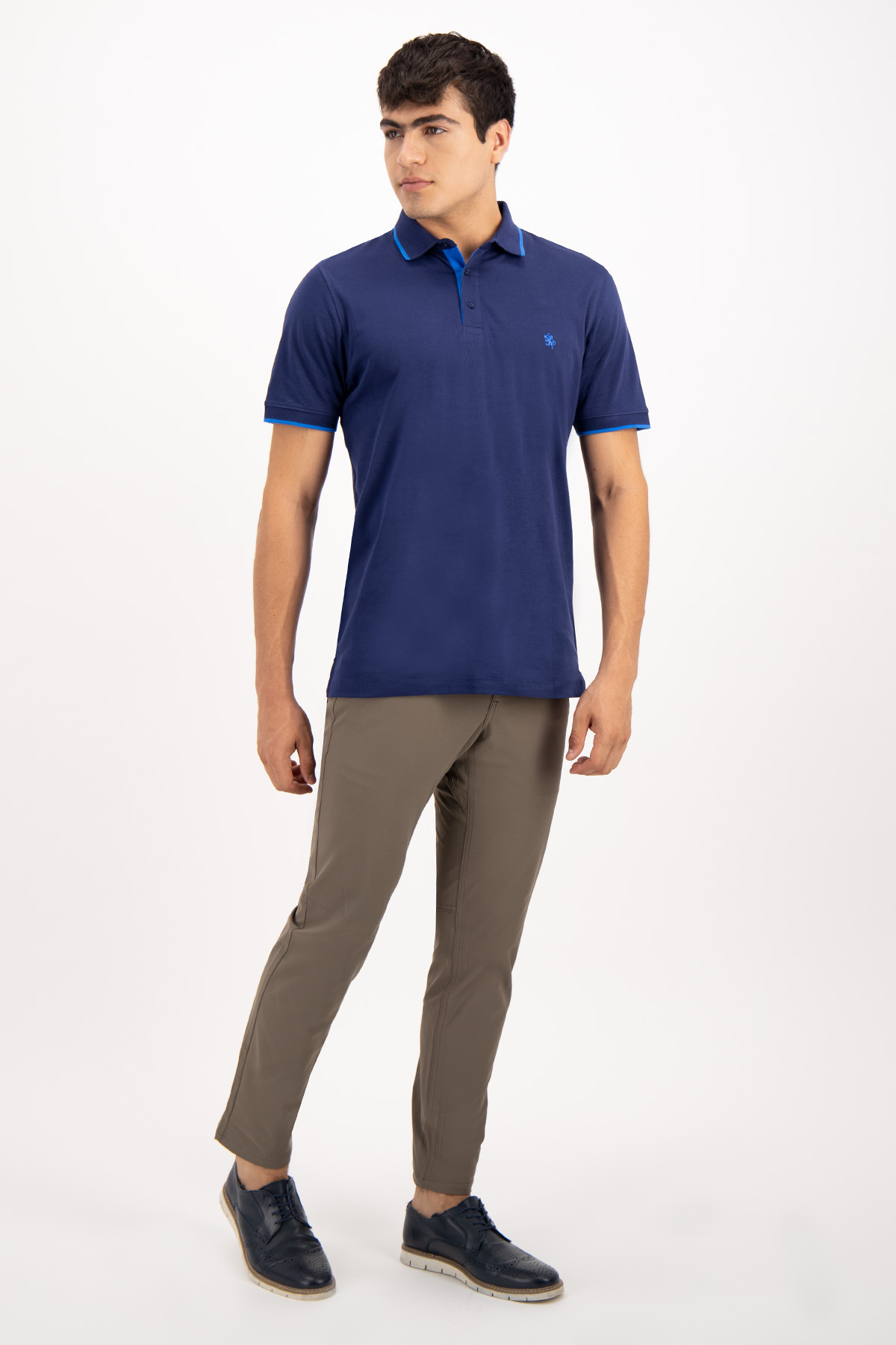 PLAYERA TIPO POLO CONTEMPORARY FIT LAMBERTI image number null