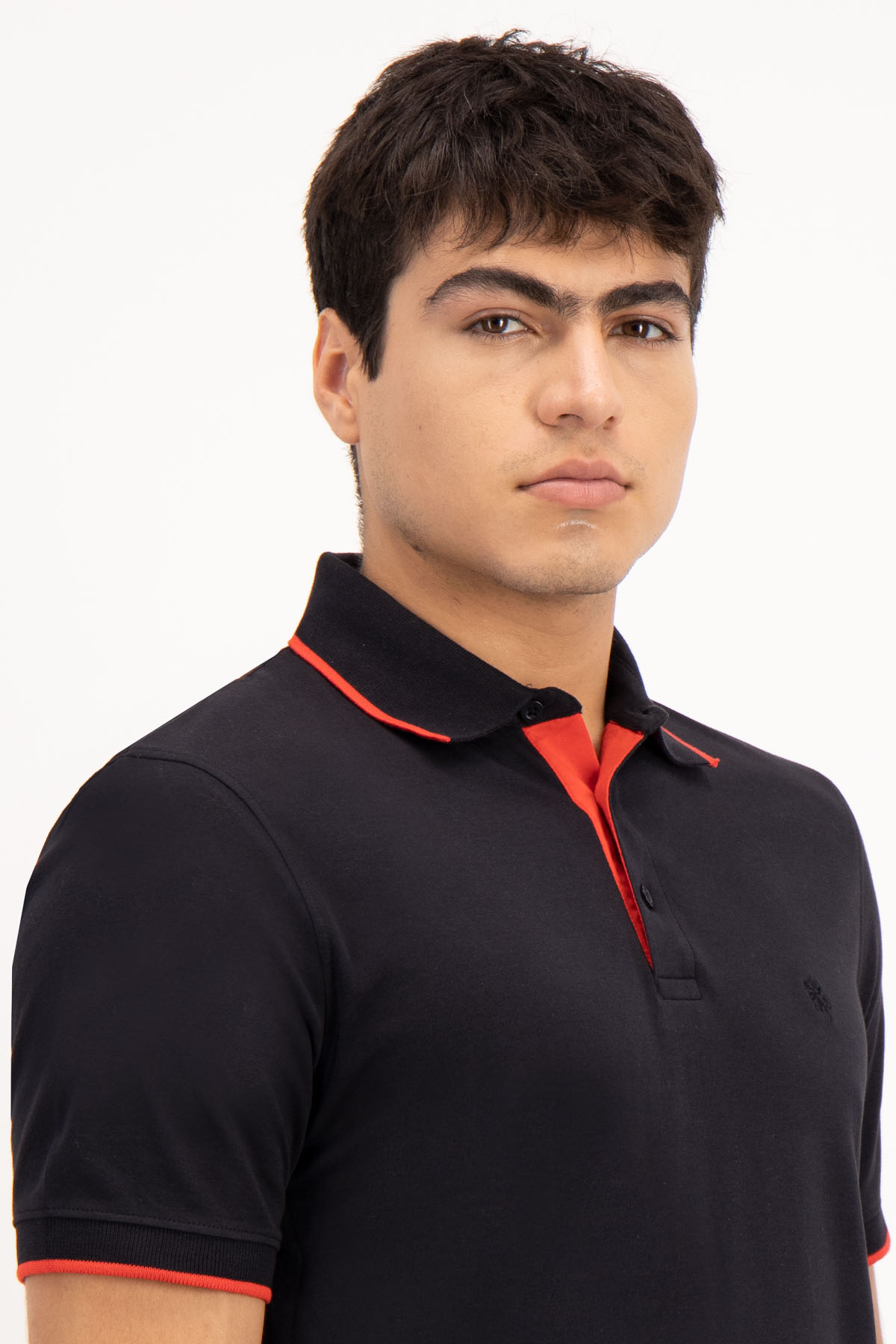 PLAYERA TIPO POLO CONTEMPORARY FIT LAMBERTI image number null