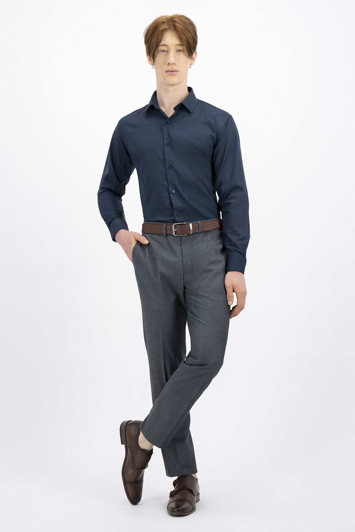 CAMISA VESTIR BAMBOO FIBER SLIM FIT LMENTAL