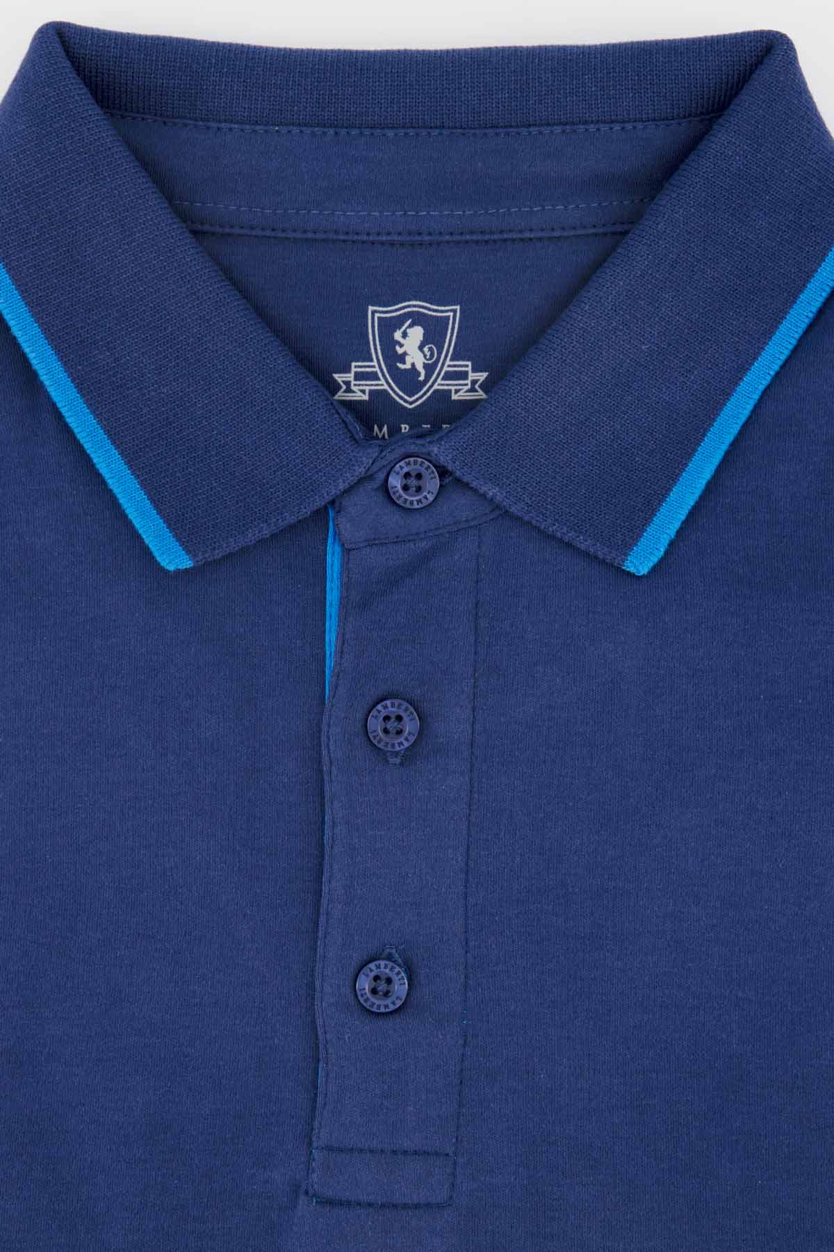 PLAYERA TIPO POLO CONTEMPORARY FIT LAMBERTI image number null