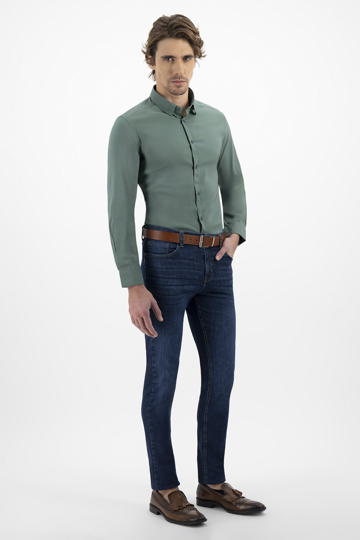 CAMISA CASUAL SLIM FIT LMENTAL image number null