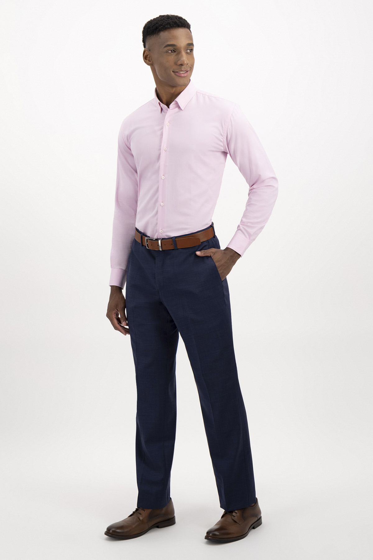 PANTALÓN FORMAL FRESCO DI LANA MODERN FIT LAMBERTI image number null