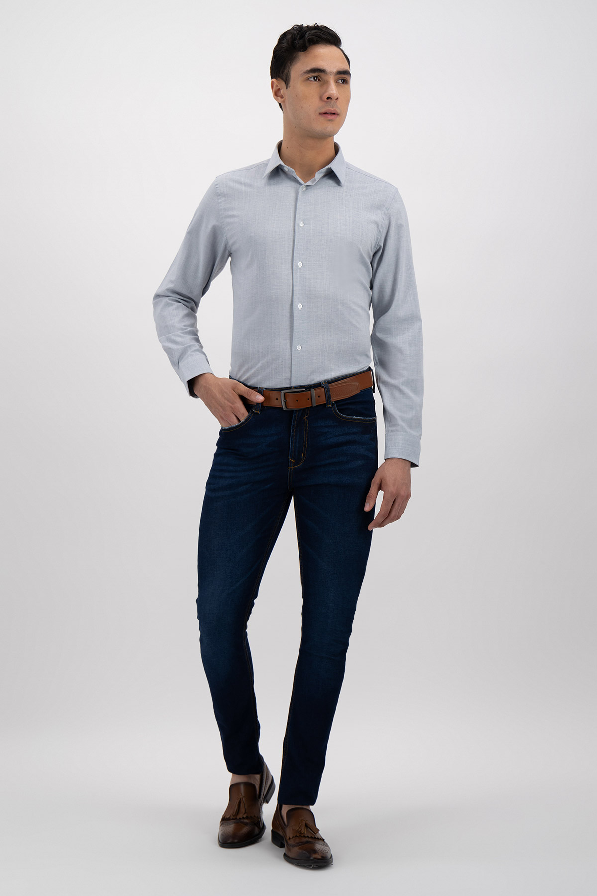 CAMISA VESTIR SKINNY FIT LMENTAL image number null