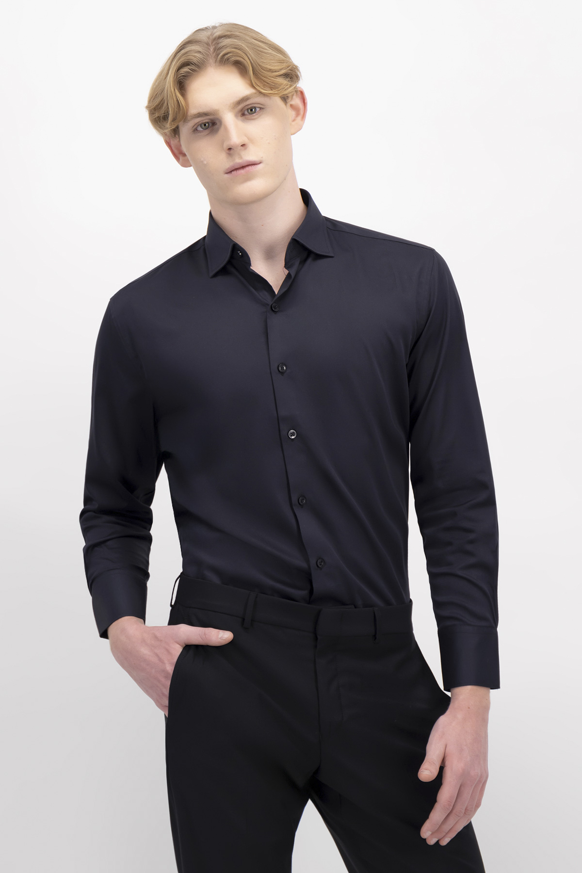 CAMISA FORMAL NON IRON CONTEMPORARY FIT LAMBERTI image number null