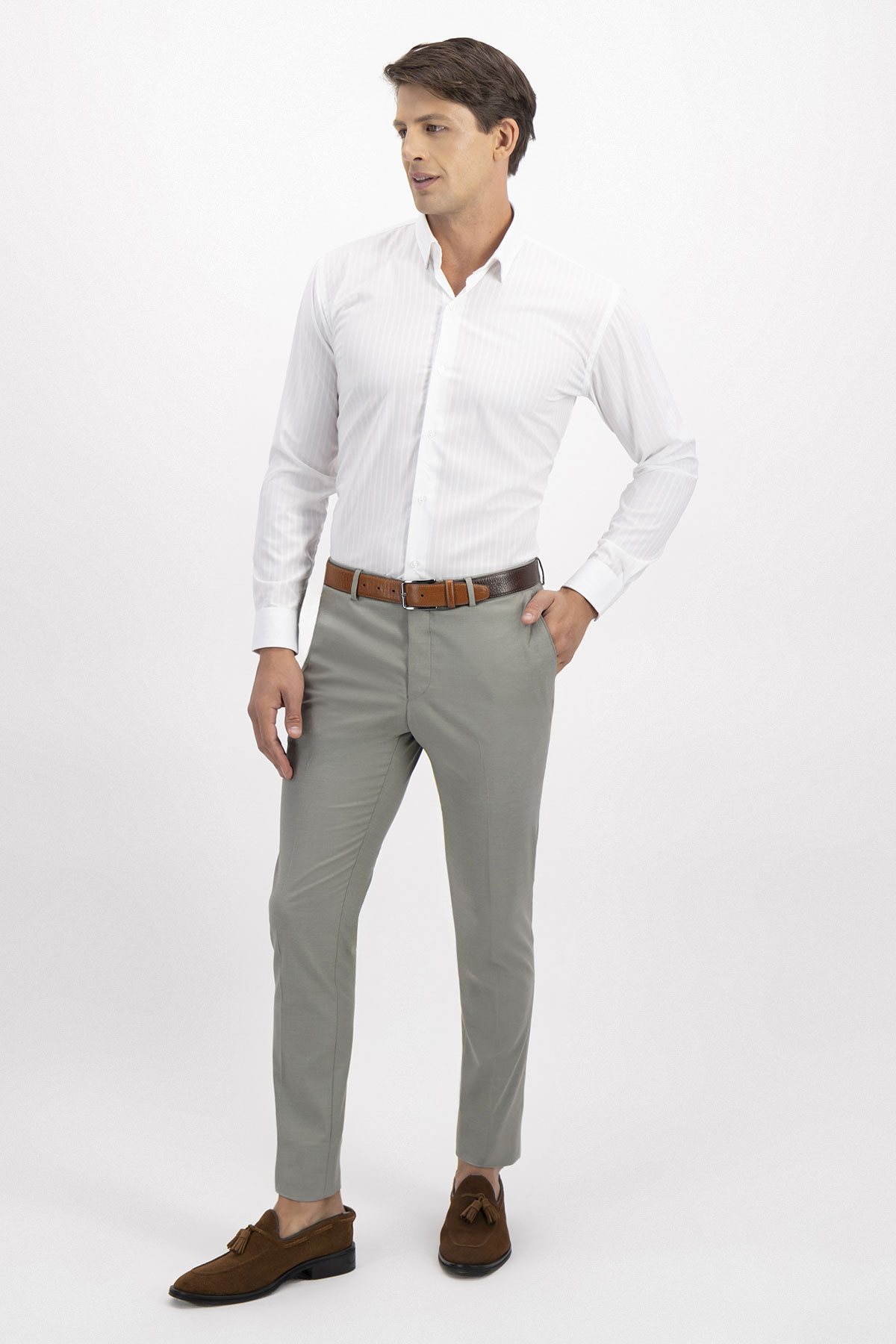 PANTALÓN SEPARATE BAMBOO FIBER SKINNY FIT LMENTAL image number 2